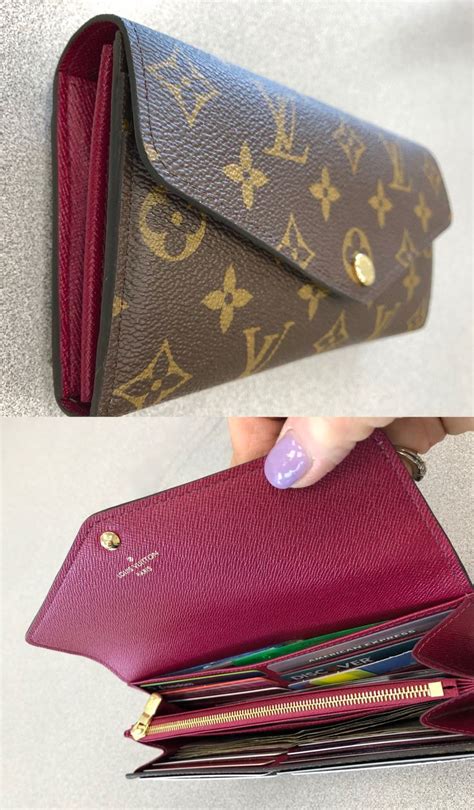 louis vuitton sarah wallet reverse monogram|lv sarah long wallet.